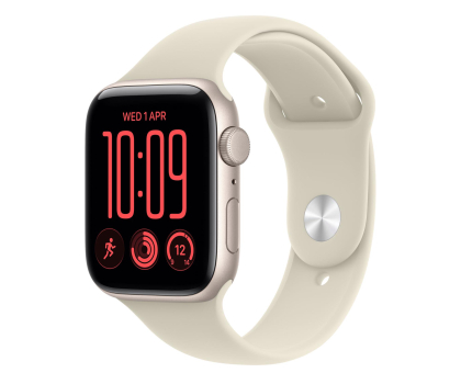 Smartwatch Apple Watch SE 3 40/Księżycowa Poświata Alu/Piaskowy Pasek S/M GPS